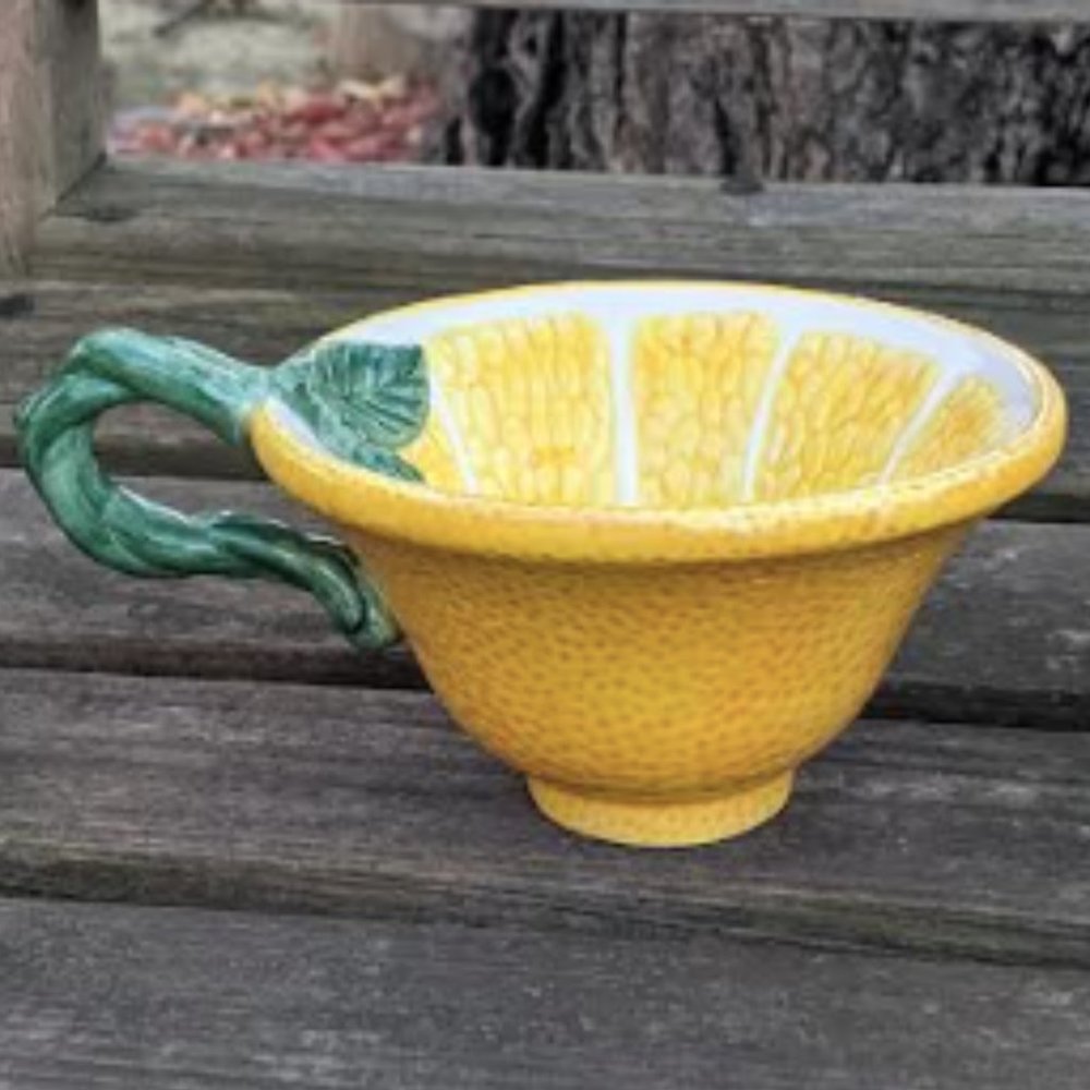 Dept. 56 Lemon Slice Tea Cup Set of TWO